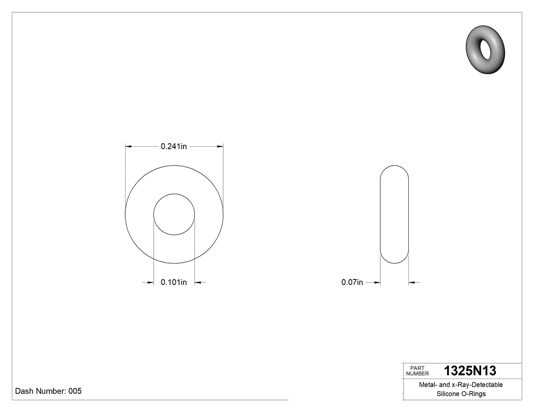 Technical drawing - 1325N13